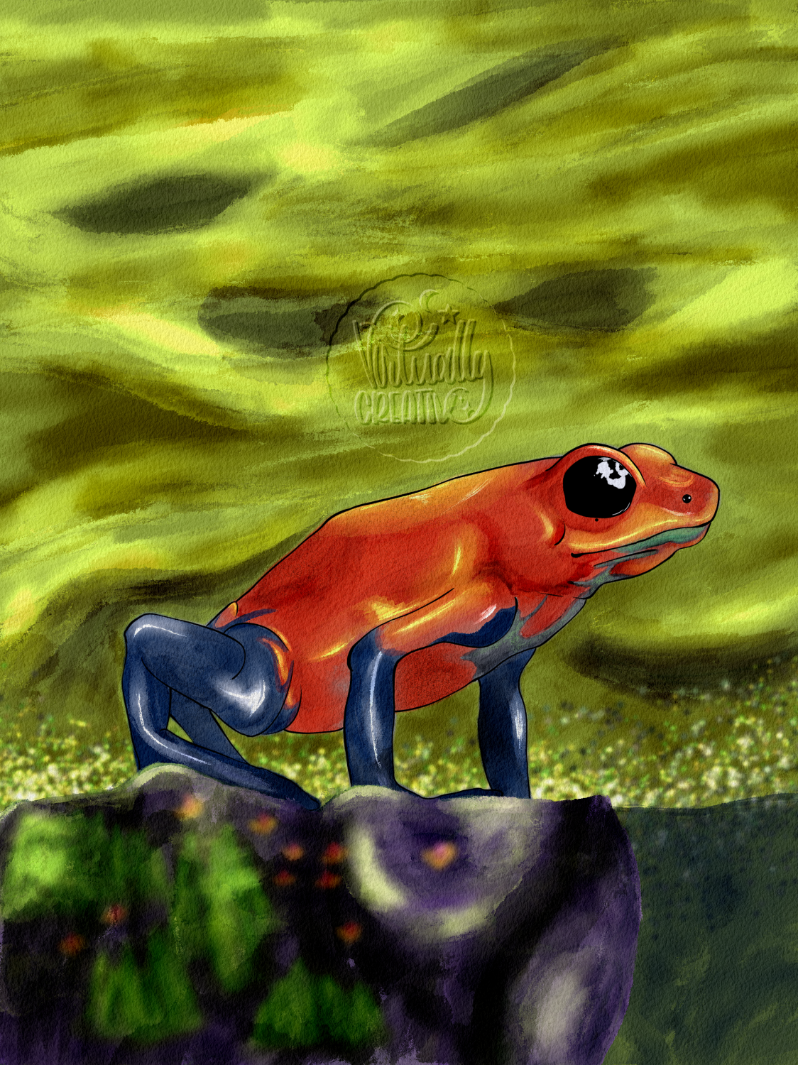 Between an Orange and a Hard Blue