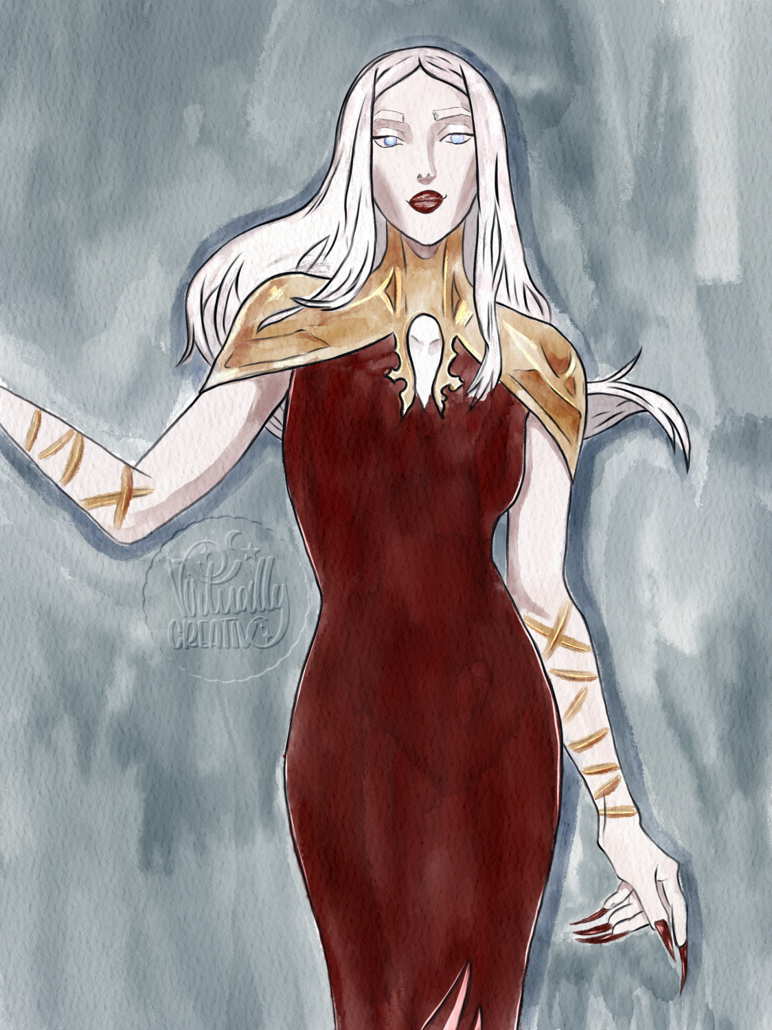 Camilla in Watercolours